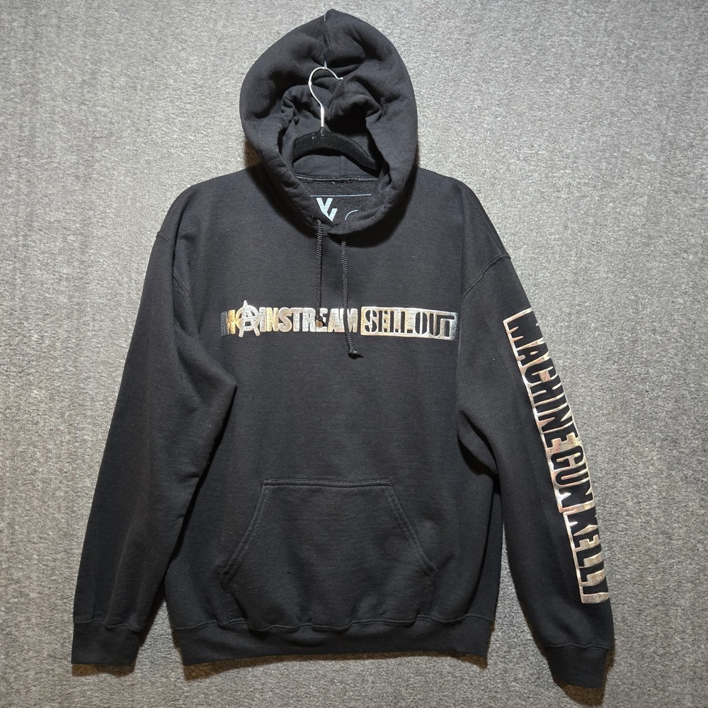 Machine Gun Kelly "Mainstream Sellout" Black Hoodie Sweatshirt - Size Medium
